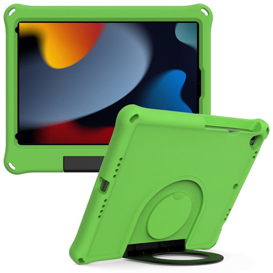 For iPad 10.2 2021 / 2020 / 2019 EVA Handle Holder Tablet Case(Green) - iPad 10.2 Cases by buy2fix | Online Shopping UK | buy2fix