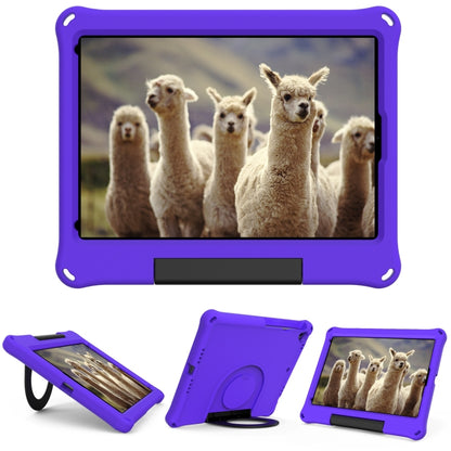 For iPad 10.2 2021 / 2020 / 2019 EVA Handle Holder Tablet Case(Purple) - iPad 10.2 Cases by buy2fix | Online Shopping UK | buy2fix