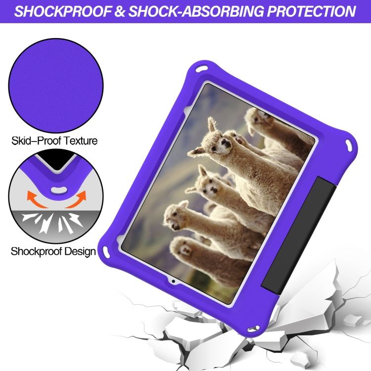 For iPad mini 2024 /mini 6 EVA Handle Holder Tablet Case(Purple) - iPad mini 6 Cases by buy2fix | Online Shopping UK | buy2fix