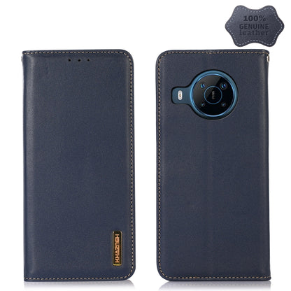 For Nokia X100 KHAZNEH Nappa Top Layer Cowhide Leather Phone Case(Blue) - Nokia Cases by buy2fix | Online Shopping UK | buy2fix