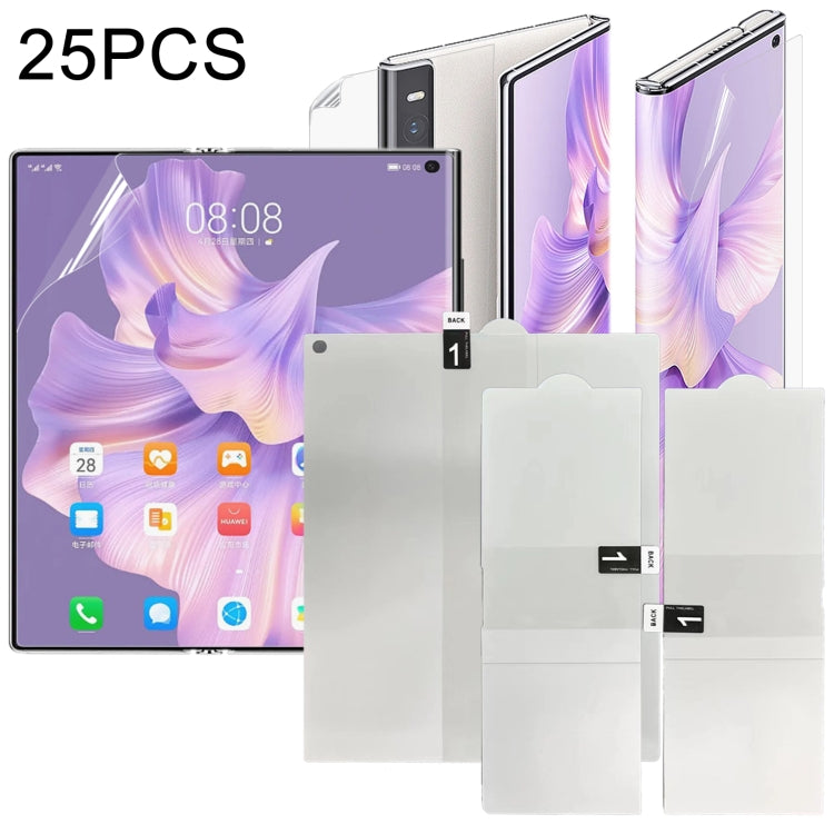 25 PCS 3 PCS / Set Full Screen Protector Explosion-proof Hydrogel Film For Huawei Mate Xs 2 - Huawei Tempered Glass by buy2fix | Online Shopping UK | buy2fix
