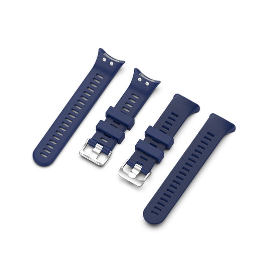 For Garmin Forerunner 45 & 45S Silicone Watch Band(Navy blue) by buy2fix