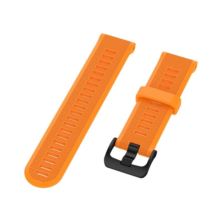 For Garmin Forerunner 945 Silicone Watch Band(Orange) - Watch Bands by buy2fix | Online Shopping UK | buy2fix