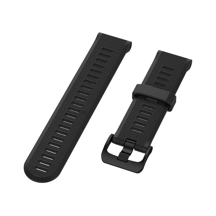 For Garmin Forerunner 945 Silicone Watch Band(Black) - Watch Bands by buy2fix | Online Shopping UK | buy2fix