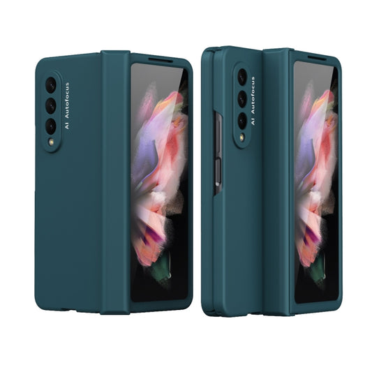 For Samsung Galaxy Z Fold3 5G 360 Full Body Hinge Flip Phone Case(Green) - Galaxy Phone Cases by buy2fix | Online Shopping UK | buy2fix