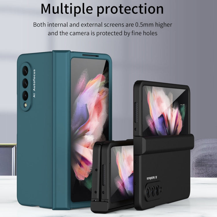For Samsung Galaxy Z Fold3 5G 360 Full Body Hinge Flip Phone Case(Transparent) - Galaxy Phone Cases by buy2fix | Online Shopping UK | buy2fix