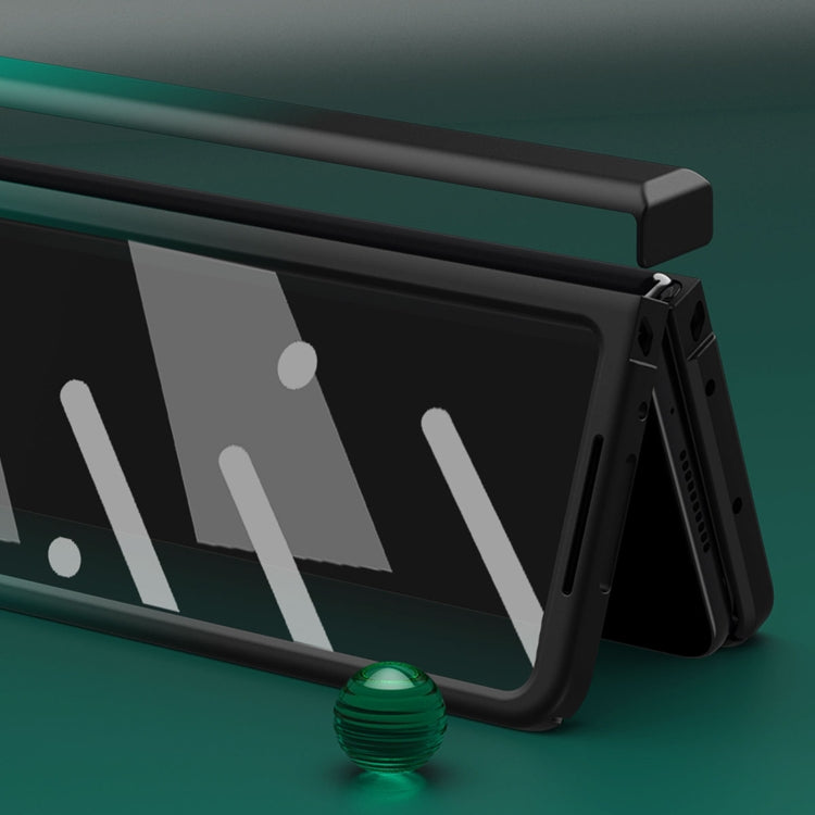 For Huawei Mate X2 Colorful Gradient Tempered Film Integrated Phone Case(Blue Red) - Huawei Cases by buy2fix | Online Shopping UK | buy2fix