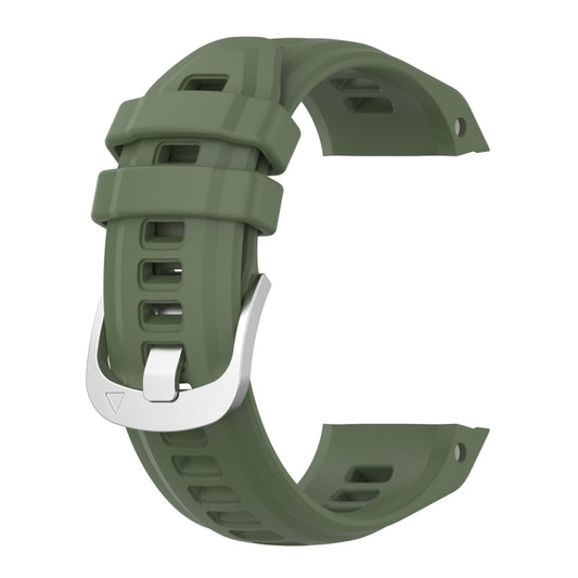 For Garmin Instinct 2S Silicone Watch Band(Dark Green) by buy2fix