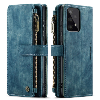 For Samsung GalaxyA33 5G CaseMe C30 Multifunctional Phone Leather Case(Blue) - Galaxy Phone Cases by CaseMe | Online Shopping UK | buy2fix