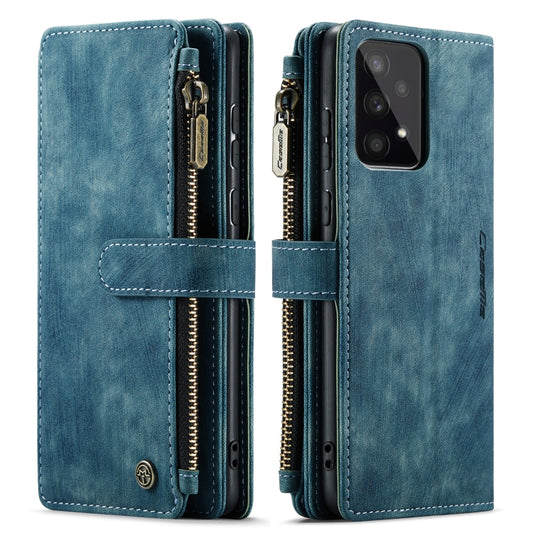 For Samsung GalaxyA33 5G CaseMe C30 Multifunctional Phone Leather Case(Blue) - Galaxy Phone Cases by CaseMe | Online Shopping UK | buy2fix