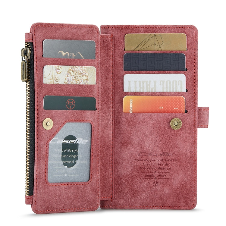 For Samsung GalaxyA33 5G CaseMe C30 Multifunctional Phone Leather Case(Red) - Galaxy Phone Cases by CaseMe | Online Shopping UK | buy2fix