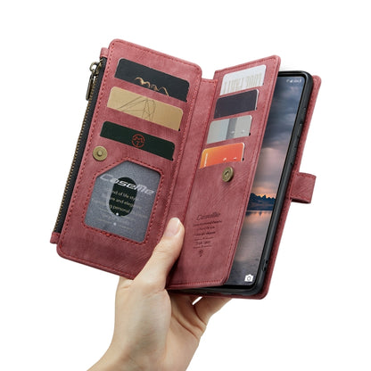 For Samsung GalaxyA33 5G CaseMe C30 Multifunctional Phone Leather Case(Red) - Galaxy Phone Cases by CaseMe | Online Shopping UK | buy2fix
