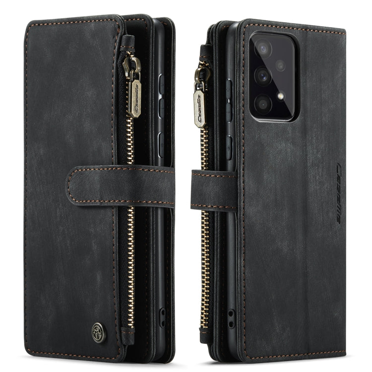 For Samsung GalaxyA33 5G CaseMe C30 Multifunctional Phone Leather Case(Black) - Galaxy Phone Cases by CaseMe | Online Shopping UK | buy2fix