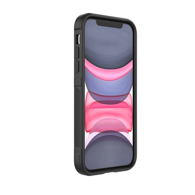 For iPhone 11 Magic Shield TPU + Flannel Phone Case (Dark Grey) - iPhone 11 Cases by buy2fix | Online Shopping UK | buy2fix