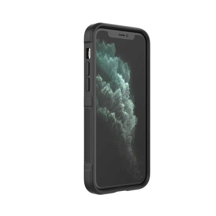 For iPhone 11 Pro Magic Shield TPU + Flannel Phone Case (Black) - iPhone 11 Pro Cases by buy2fix | Online Shopping UK | buy2fix