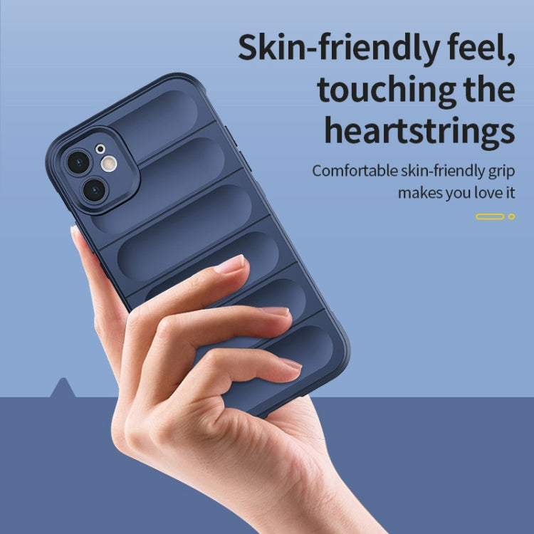 For iPhone 11 Pro Magic Shield TPU + Flannel Phone Case (Purple) by buy2fix