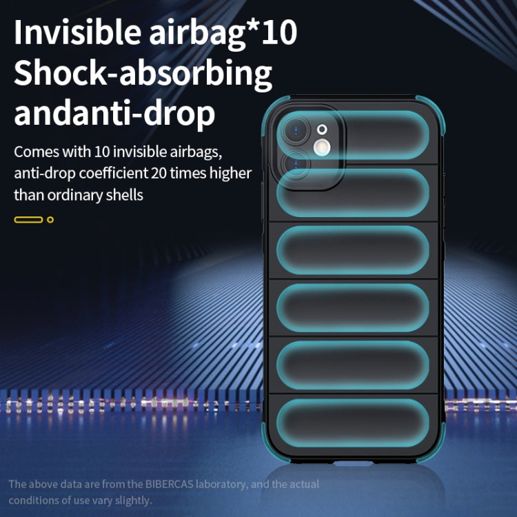For iPhone 11 Pro Magic Shield TPU + Flannel Phone Case (Light Blue) by buy2fix