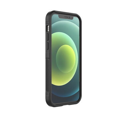 For iPhone 12 Magic Shield TPU + Flannel Phone Case(Black) by buy2fix