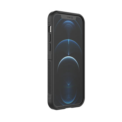 For iPhone 12 Pro Magic Shield TPU + Flannel Phone Case(Purple) by buy2fix