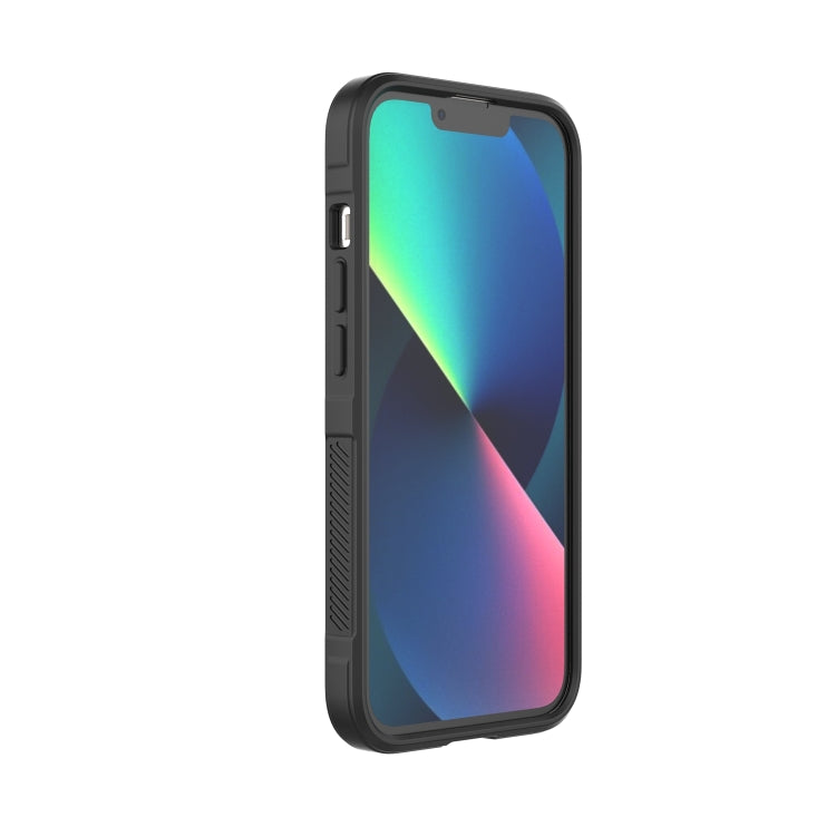 For iPhone 13 Magic Shield TPU + Flannel Phone Case(Black) by buy2fix