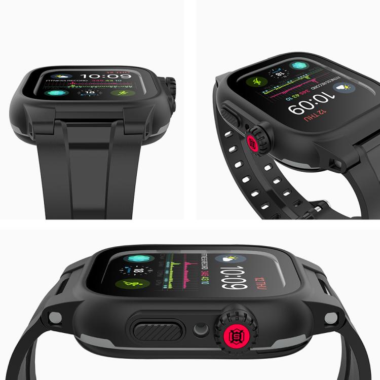 RedPepper IP68 Waterproof Screen Protector + Watchband + Protective Case For Apple Watch Series 9 / 8 / 7 45mm by RedPepper
