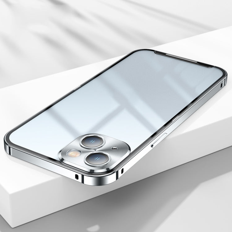 For iPhone 13 Pro Frosted Metal Phone Case For iPhone 13(Silver) - iPhone 13 Pro Cases by buy2fix | Online Shopping UK | buy2fix