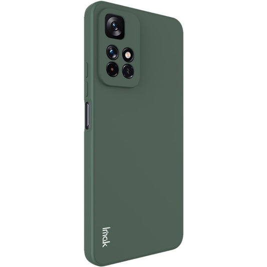 For Xiaomi Redmi Note 11 5G / Note 11T 5G IMAK UC-4 Series Straight Edge TPU Phone Case(Dark Green) by imak