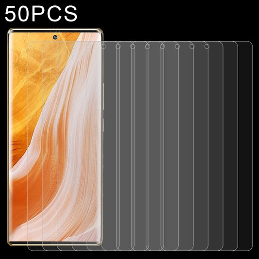 50 PCS 0.26mm 9H 2.5D Tempered Glass Film For ZTE Axon 40 Pro - ZTE Tempered Glass by buy2fix | Online Shopping UK | buy2fix