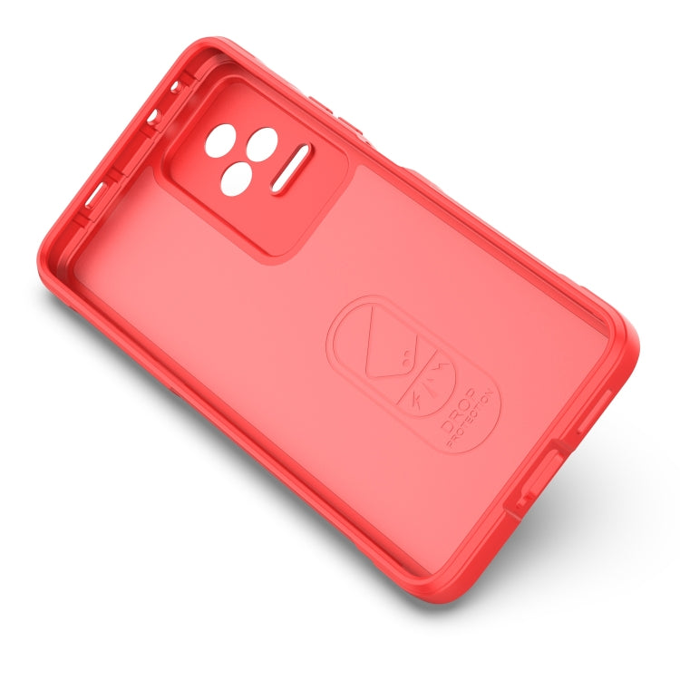 For Xiaomi Redmi K50 Pro Magic Shield TPU + Flannel Phone Case(White) by buy2fix