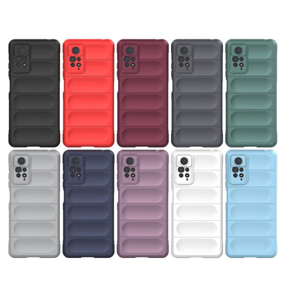 For Xiaomi Redmi Note 11 Pro International Magic Shield TPU + Flannel Phone Case(Red) by buy2fix