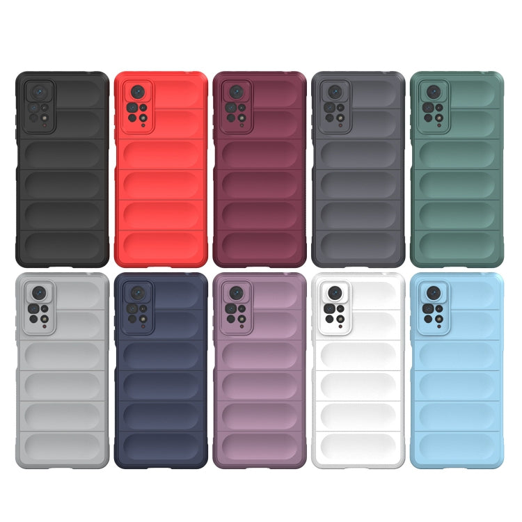 For Xiaomi Redmi Note 11 Pro International Magic Shield TPU + Flannel Phone Case(Grey) - Xiaomi Cases by buy2fix | Online Shopping UK | buy2fix