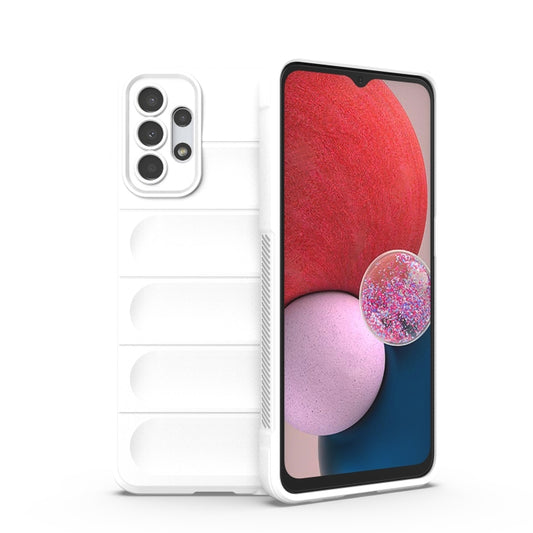 For Samsung Galaxy A13 5G / 4G Magic Shield TPU + Flannel Phone Case(White) by buy2fix