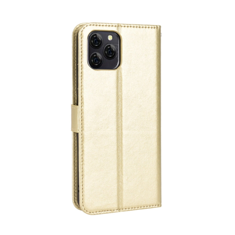 For Blackview A95 Retro Crazy Horse Texture Leather Phone Case(Gold) - More Brand by buy2fix | Online Shopping UK | buy2fix