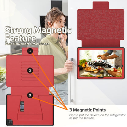 For Samsung Galaxy Tab A8 10.5 2021 Smart B Magnetic Leather Tablet Case(Red) - Other Galaxy Tab PC by buy2fix | Online Shopping UK | buy2fix