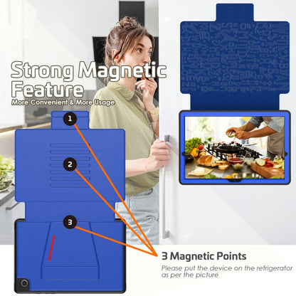 For Samsung Galaxy Tab A8 10.5 2021 Smart B Magnetic Leather Tablet Case(Blue) - Other Galaxy Tab PC by buy2fix | Online Shopping UK | buy2fix