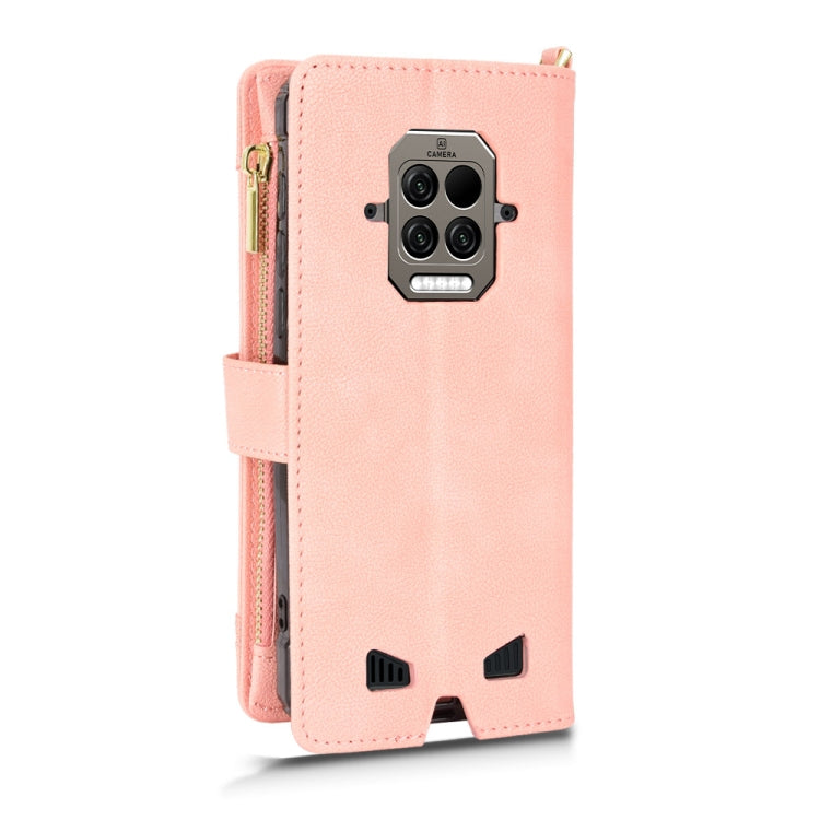 For Doogee S86 / S86 Pro Litchi Texture Zipper Leather Phone Case(Pink) - Doogee Cases by buy2fix | Online Shopping UK | buy2fix