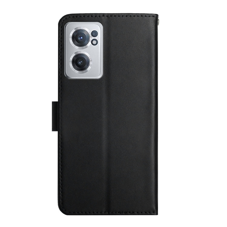 For OnePlus Nord CE 2 5G Genuine Leather Fingerprint-proof Horizontal Flip Phone Case(Black) - OnePlus Cases by buy2fix | Online Shopping UK | buy2fix