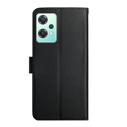 For OnePlus Nord CE 2 Lite 5G Genuine Leather Fingerprint-proof Horizontal Flip Phone Case(Black) - OnePlus Cases by buy2fix | Online Shopping UK | buy2fix