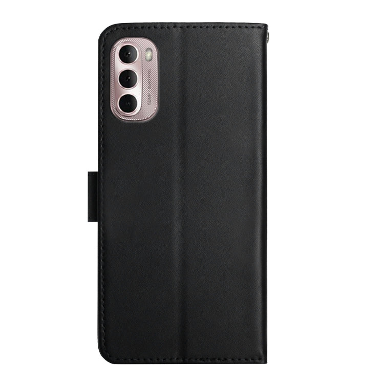 For Motorola Moto G Stylus 4G 2022 Genuine Leather Fingerprint-proof Horizontal Flip Phone Case(Black) - Motorola Cases by buy2fix | Online Shopping UK | buy2fix