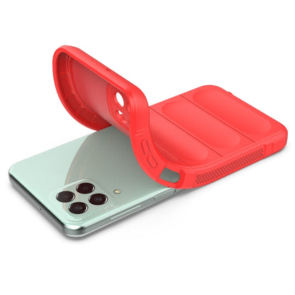 For Samsung Galaxy M33 5G Magic Shield TPU + Flannel Phone Case(Dark Green) by buy2fix