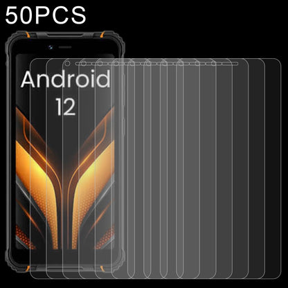 50 PCS 0.26mm 9H 2.5D Tempered Glass Film For Hotwav T5 Pro - Others by buy2fix | Online Shopping UK | buy2fix