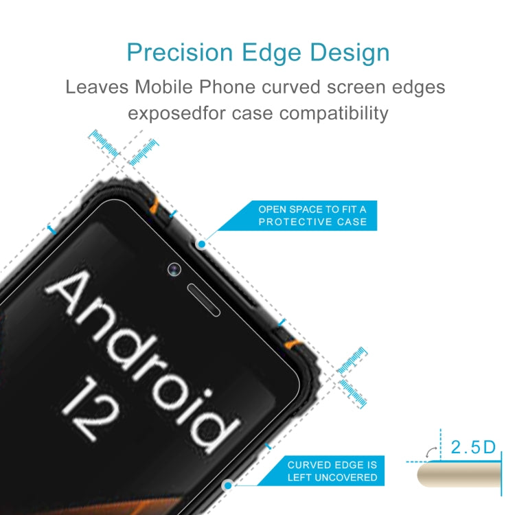 50 PCS 0.26mm 9H 2.5D Tempered Glass Film For Hotwav T5 Pro - Others by buy2fix | Online Shopping UK | buy2fix