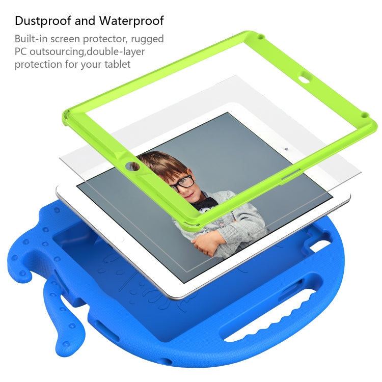 Octopus EVA Shockproof Tablet Case with Screen Film For iPad 9.7 2018 / 2017 / Air 2 / Air / Pro 9.7(Blue) - iPad 9.7 (2018) & (2017) Cases by buy2fix | Online Shopping UK | buy2fix