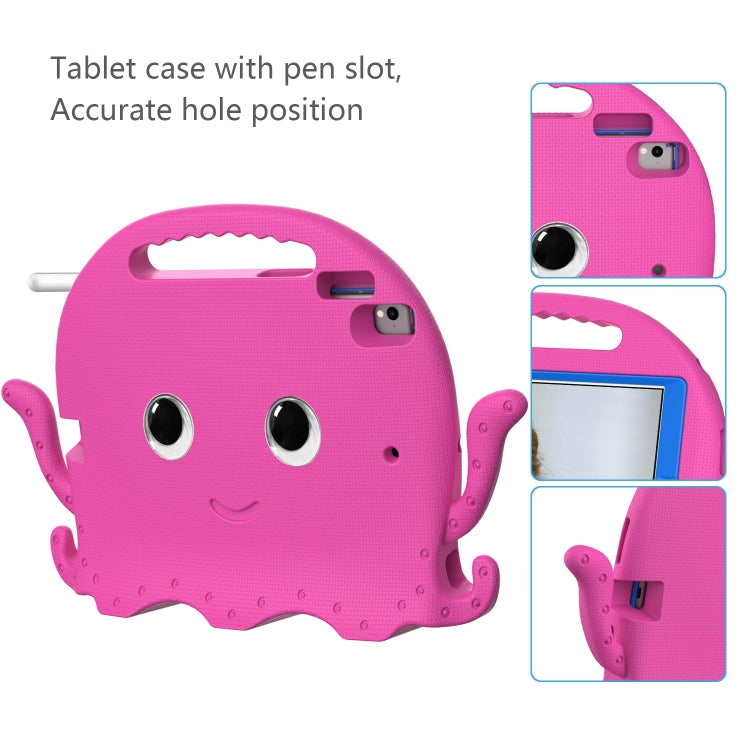 Octopus EVA Shockproof Tablet Case with Screen Film For iPad 9.7 2018 / 2017 / Air 2 / Air / Pro 9.7(Rose Red) - iPad 9.7 (2018) & (2017) Cases by buy2fix | Online Shopping UK | buy2fix