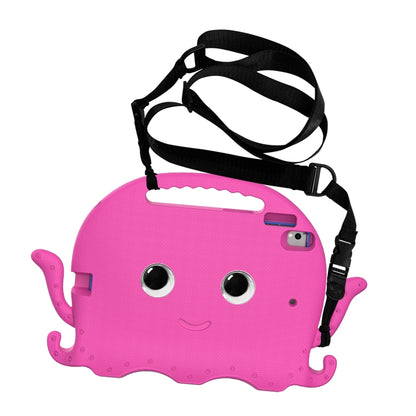Octopus EVA Shockproof Tablet Case with Screen Film & Shoulder Strap For iPad 9.7 2018 / 2017 / Air 2 / Air / Pro 9.7(Rose Red) - iPad 9.7 (2018) & (2017) Cases by buy2fix | Online Shopping UK | buy2fix