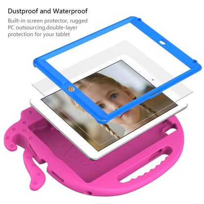 Octopus EVA Shockproof Tablet Case with Screen Film & Shoulder Strap For iPad 9.7 2018 / 2017 / Air 2 / Air / Pro 9.7(Rose Red) - iPad 9.7 (2018) & (2017) Cases by buy2fix | Online Shopping UK | buy2fix