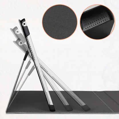 For MicroSoft Surface Pro 8 Deer Head Pattern Tablet Leather Case(Grey) by buy2fix