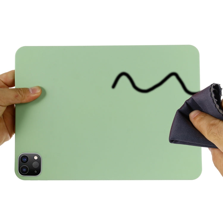 For iPad Pro 12.9 2022 / 2021 / 2020 / 2018 Pure Color Liquid Silicone Shockproof Tablet Case (Green) - iPad Pro 12.9 (2022/2021) Cases by buy2fix | Online Shopping UK | buy2fix