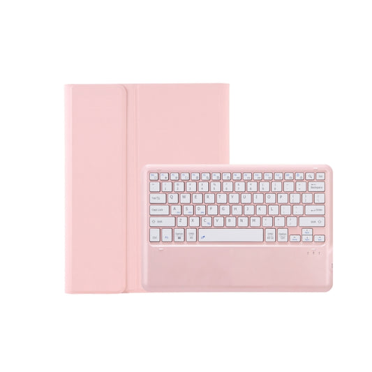 T800B Pen Slot Detachable Bluetooth Keyboard Leather Tablet Case For Samsung Galaxy Tab S8+/S7+/S7 FE(Pink) by buy2fix