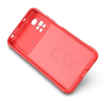 For Xiaomi Poco M4 Pro 4G Magic Shield TPU + Flannel Phone Case(Black) by buy2fix